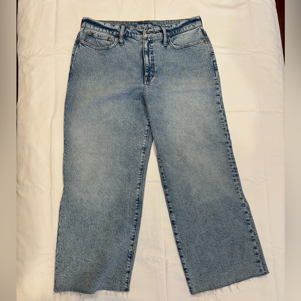 J.Crew Slim Wide Leg Jeans